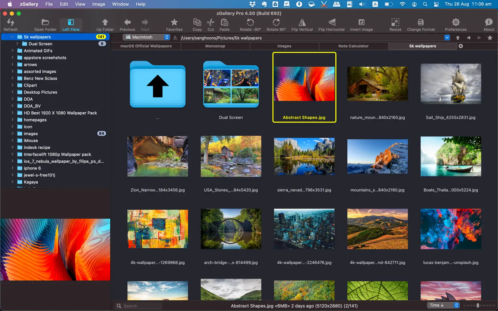 zGallery For Mac v4.65 图片浏览编辑软件